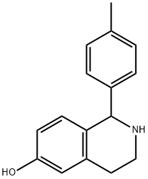 6-Isoquinolinol,1,2,3,4-tetrahydro-1-(4-methylphenyl)-(9CI) 구조식 이미지