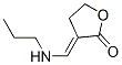 2(3H)-Furanone, dihydro-3-[(propylamino)methylene]-, (3E)- (9CI) Structure