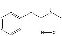 N,베타-디메틸페네틸아민염산염 구조식 이미지