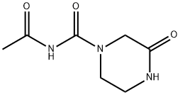 1-피페라진카르복스아미드,N-아세틸-3-옥소-(9CI) 구조식 이미지