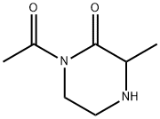 Piperazinone,  1-acetyl-3-methyl-  (9CI) Structure