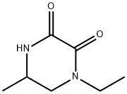 2,3-Piperazinedione,  1-ethyl-5-methyl- Structure