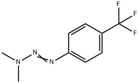 1-(4-Trifluoromethylphenyl)-3,3-dimethyltriazene 구조식 이미지
