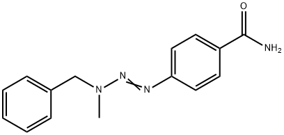 4-(benzyl-methyl-amino)diazenylbenzamide Structure