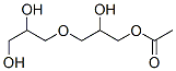 3-(2,3-dihydroxypropoxy)-2-hydroxypropyl acetate  Structure