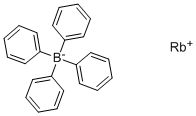Rubidium tetraphenylborate 구조식 이미지