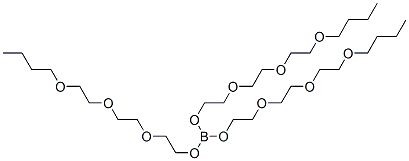 tris[2-[2-(2-Butoxyethoxy)ethoxy]ethyl]orthoborate Structure