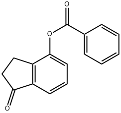 1-OXO-2,3-DIHYDRO-1H-INDEN-4-YL BENZOATE Structure