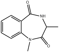1,3-dimethyl-3,4-dihydro-1H-1,4-benzodiazepine-2,5-dione(SALTDATA: FREE) Structure