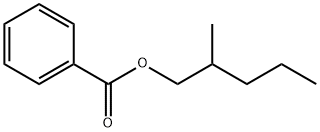 BENZOIC ACID 2-METHYLPENTYL ESTER Structure