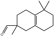 1,2,3,4,5,6,7,8-옥타하이드로-2,5,5-트리메틸나프탈렌-2-카브알데하이드 구조식 이미지