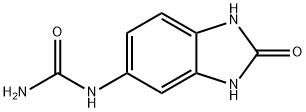 Urea, (2,3-dihydro-2-oxo-1H-benzimidazol-5-yl)- (9CI) Structure