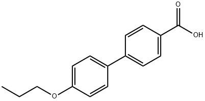 4-N-PROPYLOXYBIPHENYL-4'-CARBOXYLIC ACID 구조식 이미지