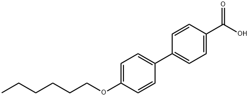 4-(HEXYLOXY)-4'-BIPHENYLCARBOXYLIC ACID 구조식 이미지