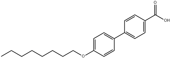 4-N-OCTYLOXYBIPHENYL-4'-CARBOXYLIC ACID Structure