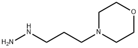 (3-MORPHOLIN-4-YL-PROPYL)-HYDRAZINE 구조식 이미지