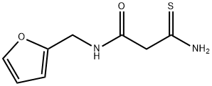 3-AMINO-N-(2-FURYLMETHYL)-3-THIOXOPROPANAMIDE Structure