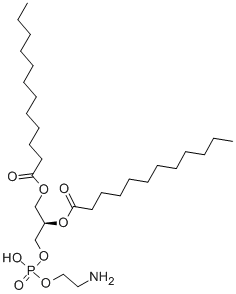 1,2-DILAUROYL-SN-GLYCERO-3-PHOSPHOETHANOLAMINE Structure