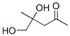 2-Pentanone, 4,5-dihydroxy-4-methyl- (9CI) Structure