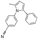 Benzonitrile, 4-(2-methyl-5-phenyl-1H-pyrrol-1-yl)- (9CI) Structure