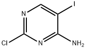 4-AMINO-2-CHLORO-5-IODOPYRIMIDINE Structure
