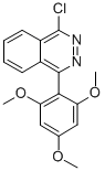 PHTHALAZINE, 1-CHLORO-4-(2,4,6-TRIMETHOXYPHENYL)- Structure