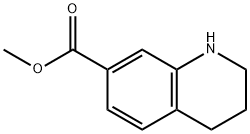 1,2,3,4-TETRAHYDRO-QUINOLINE-7-CARBOXYLIC ACID METHYL ESTER HYDROCHLORIDE 구조식 이미지