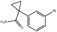 1-(3-브로모페닐)시클로프로판-1-카르복사미드 구조식 이미지