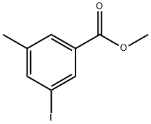 3-IODO-5-METHYL-BENZOIC ACID METHYL ESTER Structure