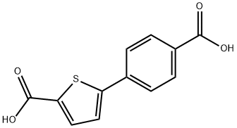 4-(5-(Methoxycarbonyl)thiophen-2-yl)benzoic acid Structure