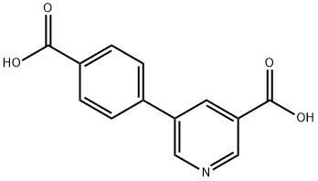5-(4-카르복시페닐)니코틴산 구조식 이미지