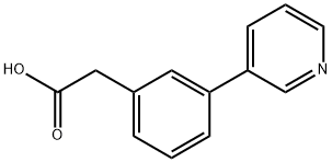 Benzeneacetic acid, 3-(3-pyridinyl)- (9CI) Structure