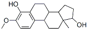3-메톡시-13-메틸-6,7,8,9,11,12,14,15,16,17-데카하이드로사이클로펜타[a]페난트렌-4,17-디올 구조식 이미지