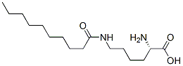 N6-(1-oxodecyl)-L-lysine Structure