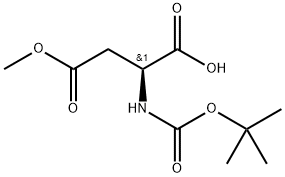 Boc-L-aspartic acid 4-methyl ester 구조식 이미지
