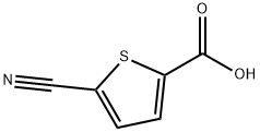 5-시아노티오펜-2-카르복실산 구조식 이미지