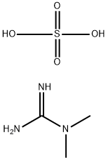 N,N-диметилгуанидин сульфа структурированное изображение