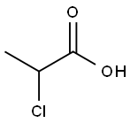 (+ / -)-2-хлорпропионовой кислоты структурированное изображение