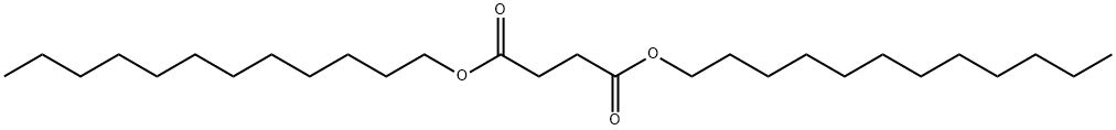 SUCCINIC ACID DILAURYL ESTER Structure