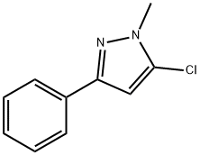 5-CHLORO-1-METHYL-3-PHENYL-1H-PYRAZOLE Structure