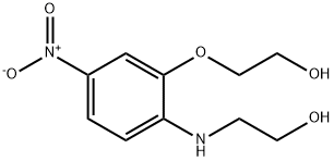 N,O-Di(2-hydroxyethyl)-2-amino-5-nitrophenol Structure