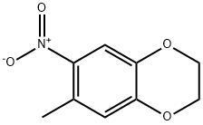 7-메틸-6-니트로-1,4-벤조디옥산 구조식 이미지