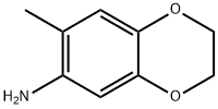 1,4-벤조디옥신-6-아민,2,3-디하이드로-7-메틸- 구조식 이미지
