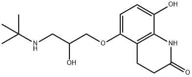 8-hydroxycarteolol Structure