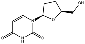 2',3'-Dideoxyuridine Structure