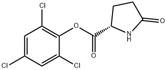 2,4,6-trichlorophenyl 5-oxo-L-prolinate  Structure