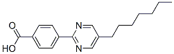 4-(5-Heptyl-2-pyrimidinyl)-benzoic acid Structure