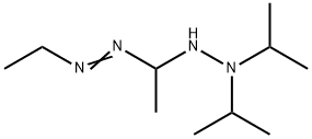 1-[1-[2,2-Bis(1-methylethyl)hydrazino]ethyl]-2-ethyldiazene Structure
