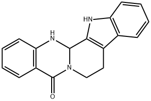 Indolo[2',3':3,4]pyrido[2,1-b]quinazolin-5(7H)-one, 8,13,13b,14-tetrahydro- Structure