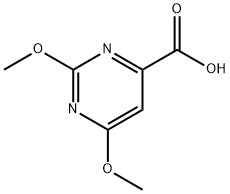 2,4-DIMETHOXYPYRIMIDINE-6-CARBOXYLIC ACID 구조식 이미지